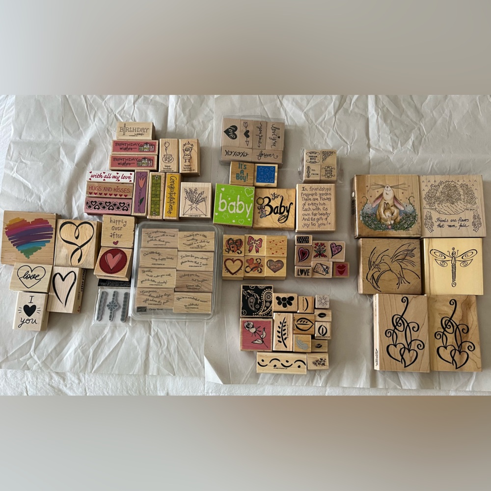 SOLD ~ Rubber Stamps Lot